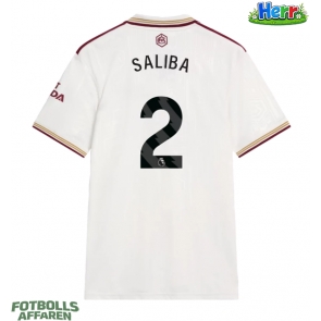 Arsenal William Saliba #2 Tredje Tröja 2025-26 Kortärmad